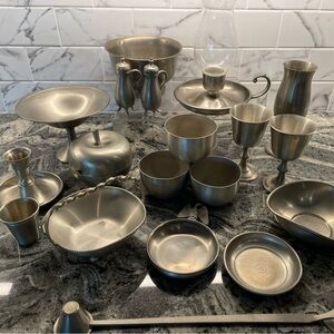 Various Pewter pieces